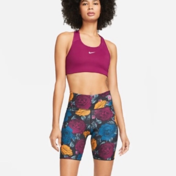 🆕 Nike One Icon Clash Women's 7" Mid-Rise Printed Training Shorts, Size Small - Picture 3 of 16
